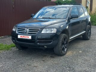 2005 Volkswagen Touareg I, чёрный, 830000 рублей, вид 2