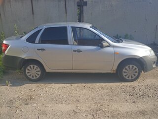 2012 Lada (ВАЗ) Granta I, серебристый, 320000 рублей, вид 4