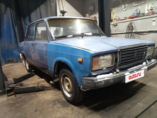 2007 Lada (ВАЗ) 2107, синий, 105000 рублей, вид 2