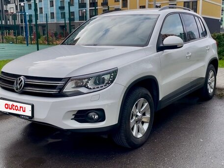 2013 Volkswagen Tiguan I Рестайлинг, белый, 1990000 рублей, вид 4