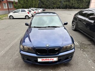 2003 BMW 3 серии 320i IV (E46) Рестайлинг, синий, 880000 рублей, вид 3