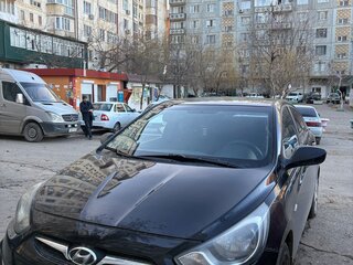 2011 Hyundai Solaris I, чёрный, 500000 рублей, вид 2