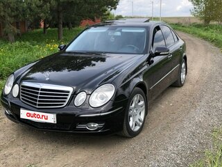 2007 Mercedes-Benz E-Класс 350 III (W211, S211) Рестайлинг, чёрный, 1400000 рублей, вид 2