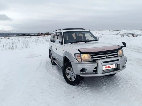 1998 Toyota Land Cruiser Prado 90 Series, белый, 1820000 рублей - вид 1