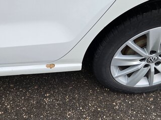 2015 Volkswagen Polo V Рестайлинг, белый, 850000 рублей, вид 3