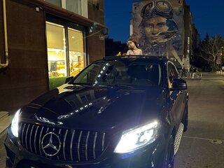 2017 Mercedes-Benz GLE Coupe 350 d I (C292), синий, 4600000 рублей, вид 1