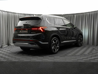 2021 Hyundai Santa Fe IV Рестайлинг, чёрный, 4085000 рублей, вид 4