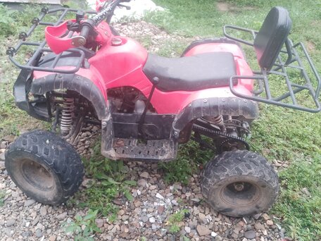 2024 Yamaha Grizzly 125, красный, 30000 рублей, вид 2