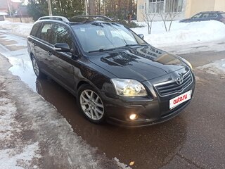 2007 Toyota Avensis II Рестайлинг, чёрный, 660000 рублей, вид 2
