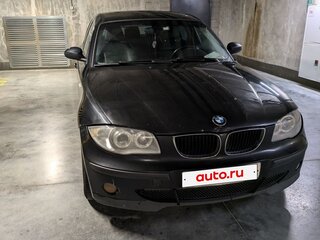 2005 BMW 1 серии 120i I (E81/E82/E87/E88), чёрный, 600000 рублей, вид 1