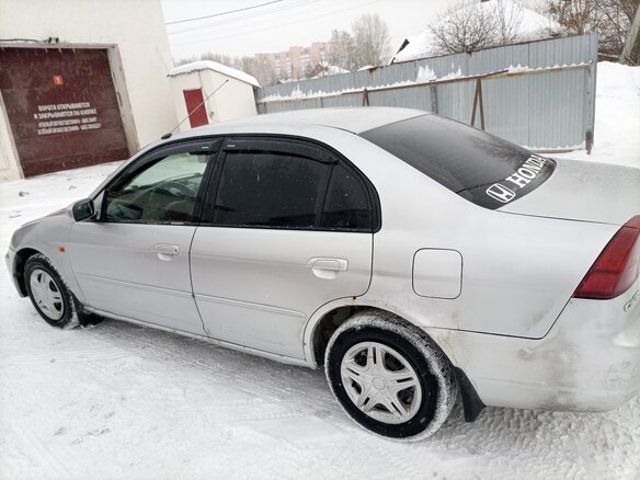 2001 Honda Civic VII, серебристый, 450000 рублей - вид 4