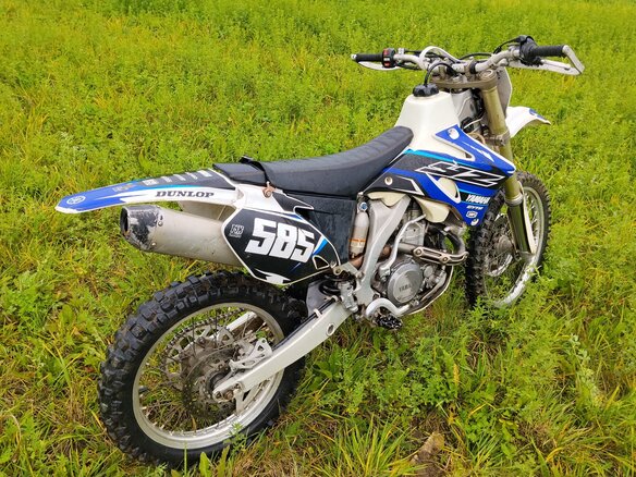 2006 Yamaha YZ450F, белый, 250000 рублей - вид 6