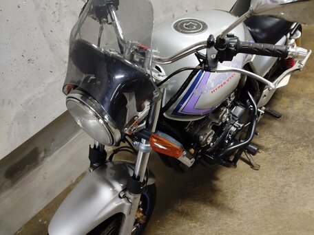 2002 Honda CB 400 Super Four, серебристый, 280000 рублей, вид 3