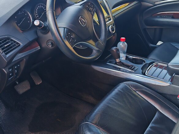 2014 Acura MDX III, чёрный - вид 6