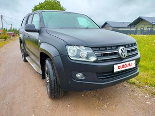 2013 Volkswagen Amarok Double Cab full-time I, чёрный, 1350000 рублей, вид 2