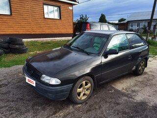 1996 Opel Astra 16LZ2 F, чёрный, 110000 рублей, вид 1