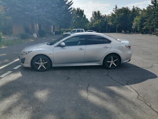 2011 Mazda 6 II (GH) Рестайлинг, серебристый, 550000 рублей, вид 4