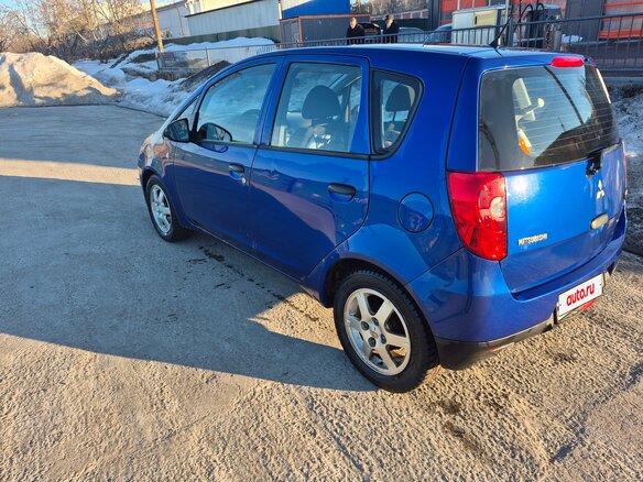 2009 Mitsubishi Colt CZ1 VI (Z30) Рестайлинг, синий, 470000 рублей - вид 2