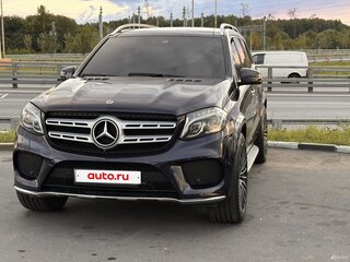 2017 Mercedes-Benz GLS 400 I (X166), синий, 5300000 рублей, вид 3