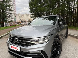 2021 Volkswagen Tiguan Allspace II Рестайлинг, серый, 3300000 рублей, вид 4