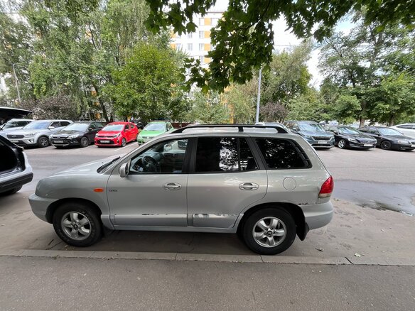 2008 Hyundai Santa Fe Classic Classic, серый, 700000 рублей - вид 4