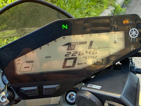 2014 Yamaha MT-09 (FZ-09), фиолетовый, 660000 рублей, вид 4