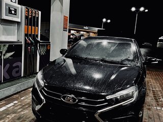 2023 Lada (ВАЗ) Vesta I Рестайлинг (NG), чёрный, 1300000 рублей, вид 4