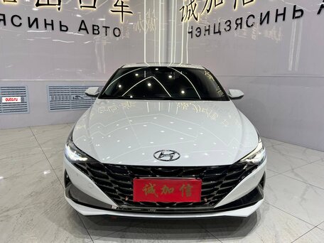 2022 Hyundai Elantra VII (CN7), белый, 1650000 рублей, вид 2