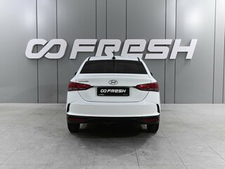 2020 Hyundai Solaris II Рестайлинг, белый, 1435000 рублей, вид 4