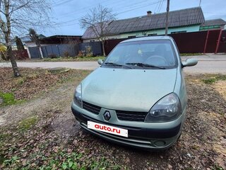 2002 Renault Clio II Рестайлинг, зелёный, 310000 рублей, вид 1