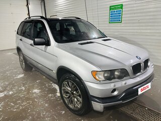 2002 BMW X5 3.0i I (E53), серебристый, 790000 рублей, вид 3