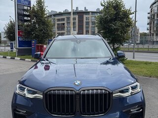 2021 BMW X7 40d I (G07), синий, 6850000 рублей, вид 1