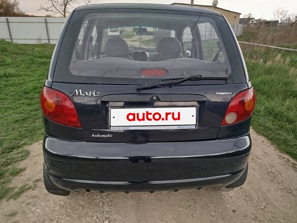 2008 Daewoo Matiz I Рестайлинг, чёрный, 330000 рублей - вид 2