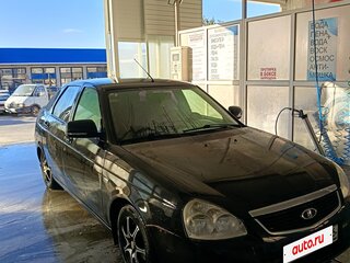 2010 Lada (ВАЗ) Priora I, чёрный, 350000 рублей, вид 1