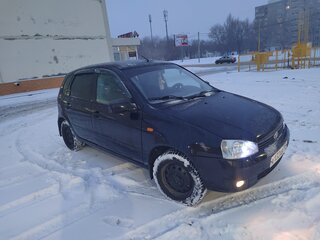 2013 Lada (ВАЗ) Kalina I, чёрный, 385000 рублей, вид 4