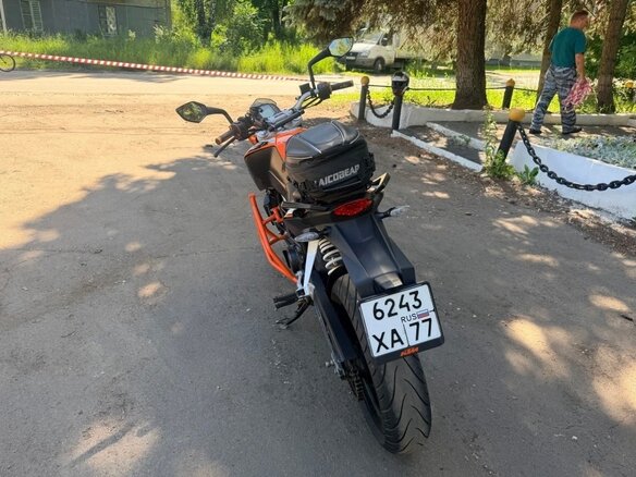 2013 KTM 200 Duke, оранжевый, 210000 рублей - вид 11