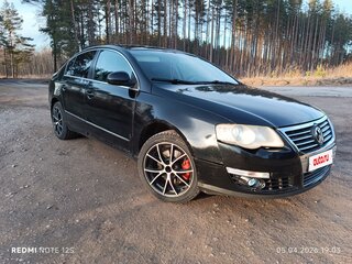 2006 Volkswagen Passat B6, чёрный, 380000 рублей, вид 1