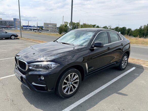 2016 BMW X6 30d II (F16), чёрный - вид 1