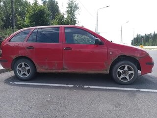 2007 Skoda Fabia I Рестайлинг, красный, 105000 рублей, вид 4