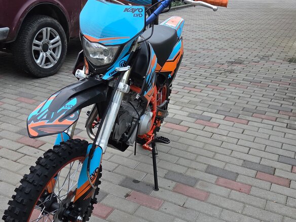 2022 Kayo Evolution YX125EM, чёрный, 95000 рублей - вид 8