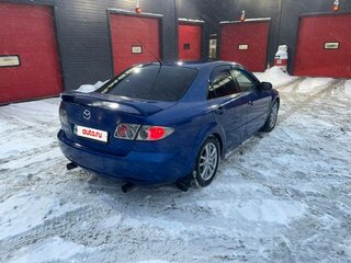 2006 Mazda 6 I (GG) Рестайлинг, синий, 430000 рублей, вид 4
