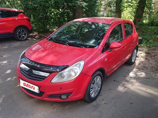 2007 Opel Corsa D, красный, 300000 рублей, вид 2