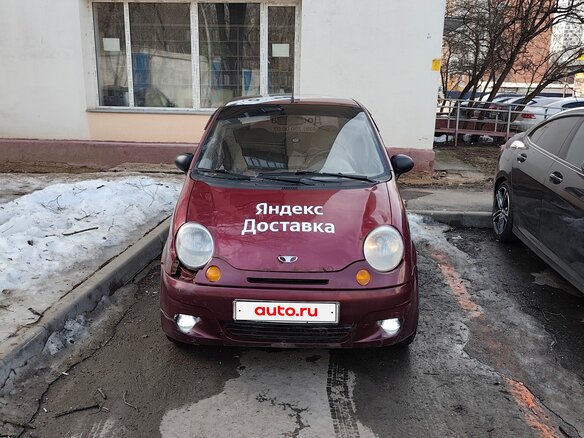 2009 Daewoo Matiz I Рестайлинг, пурпурный
