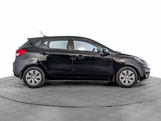 2017 Kia Rio III Рестайлинг, чёрный, 1370000 рублей, вид 4