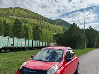 2003 Nissan March III (K12), красный, 360000 рублей, вид 1