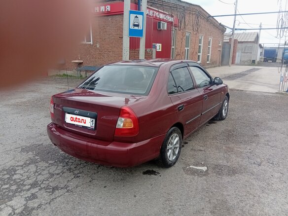 2008 Hyundai Accent ТагАЗ II, красный - вид 7