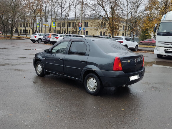 2009 Renault Logan I, серый, 260000 рублей - вид 3