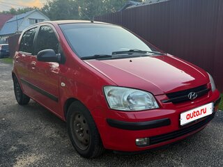 2003 Hyundai Getz I, красный, 360000 рублей, вид 2