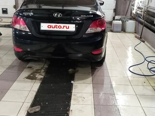 2011 Hyundai Solaris I, чёрный, 799000 рублей, вид 3