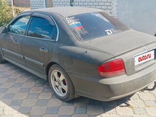 2006 Hyundai Sonata ТагАЗ IV (EF) Рестайлинг, чёрный, 450000 рублей, вид 2